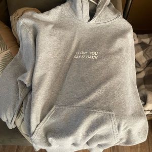 Lonely Ghost Grey Hoodie
